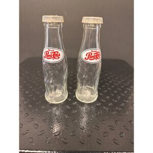 Pepsi glass salt and pepper shakers